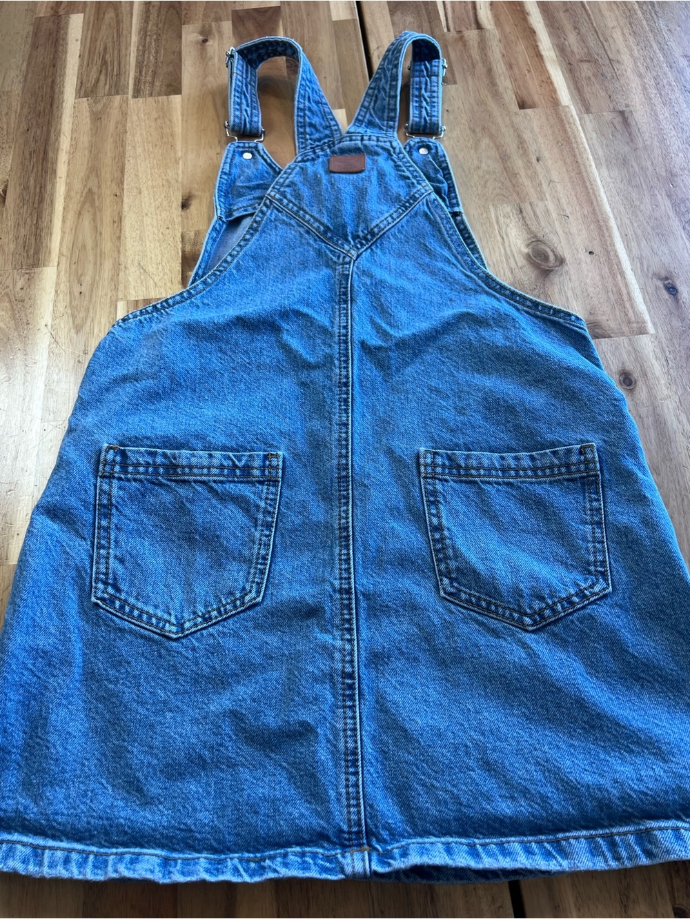 Zara Kids Denim Overall Dress Size 13-14 (164) Blue Jean Pinafore - Picture 5 of 6